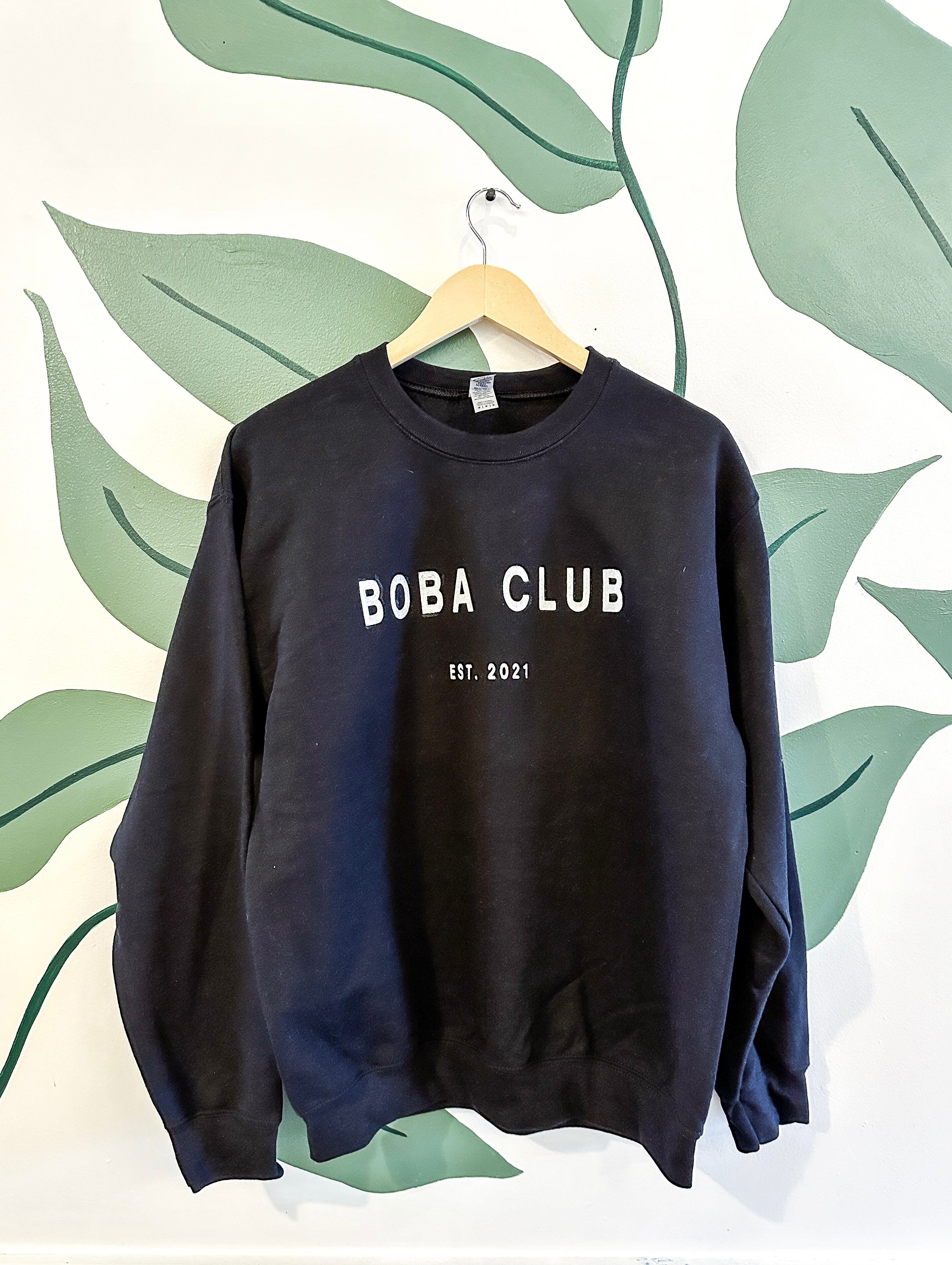 MILK + TEA Boba Club Vintage Crewneck