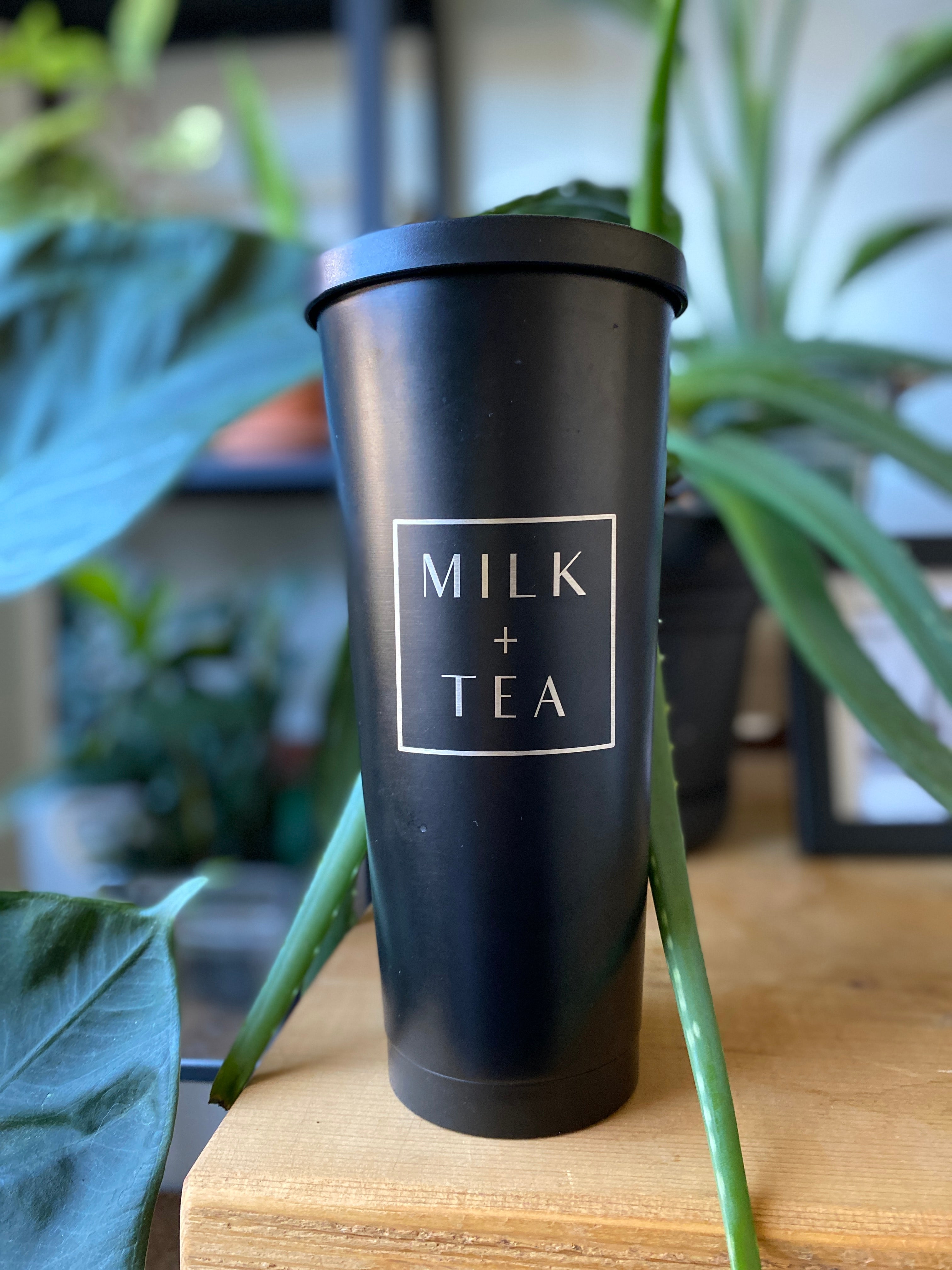 MILK + TEA Reusable Tumbler