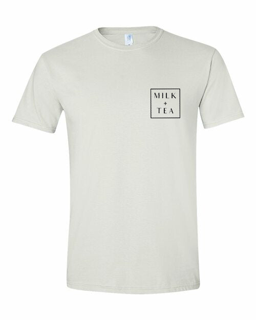 MILK + TEA White T-Shirt