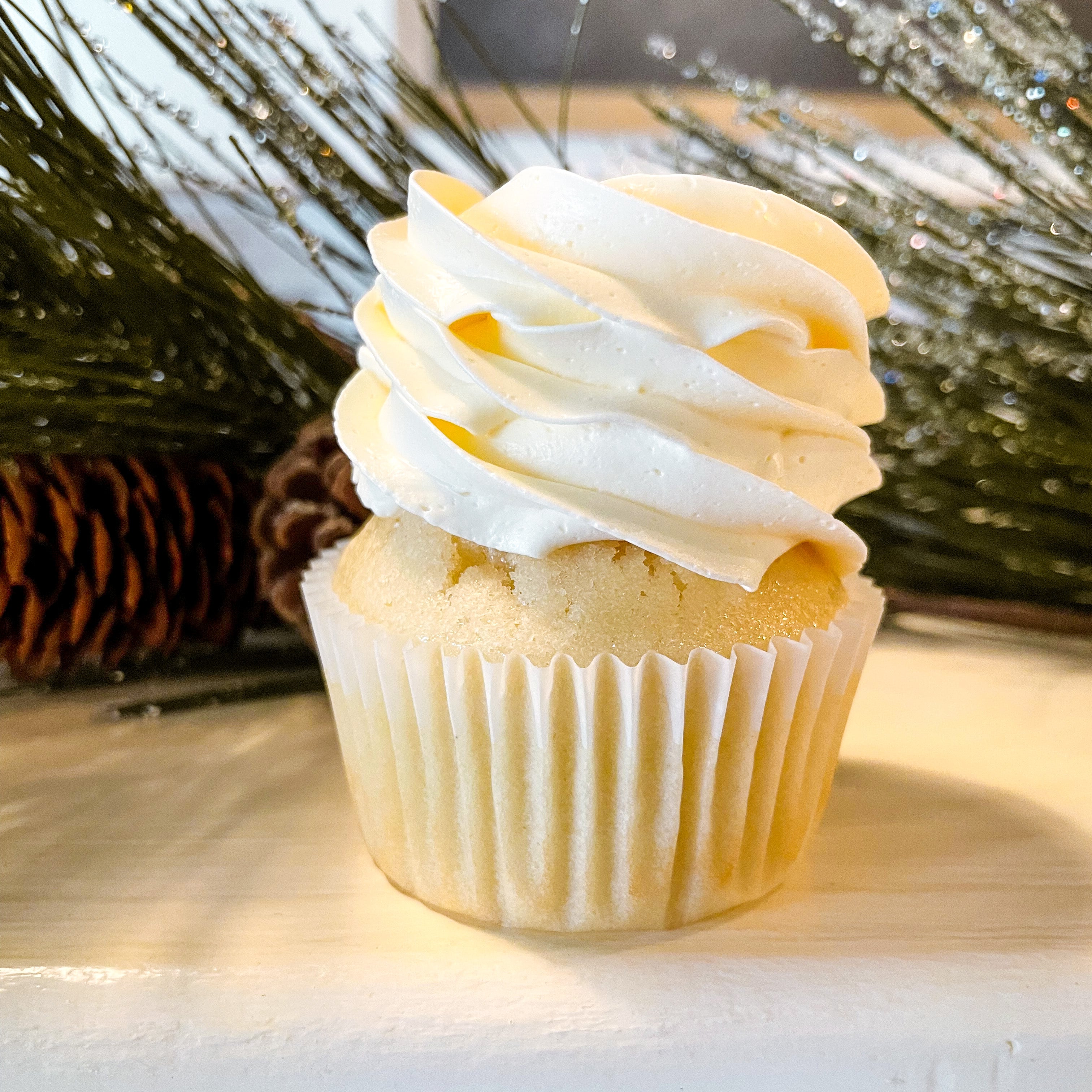 Vanilla with Brown Sugar and tapioca Cupcake